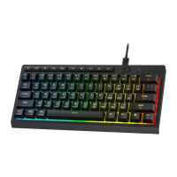 Redragon K522 60% Wired RGB Membrane Gaming Keyboard , Compact 61 Keys Linear Mechanical-Feel Switch Keyboard 4 Extra On-Board Macro Keys,Black