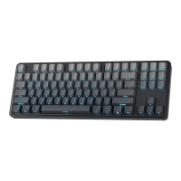 Redragon K707 PRO GB 80% Gasket RGB Gaming 3-Modes Wireless TKL Mechanical Hot-Swap 5-Layer Noise Dampening Keyboard, Mint Mambo Switch