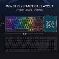 Keyboards-Redragon-K724-PRO-Wireless-Gasket-Gaming-Hype-Screen-Knob-81-Key-Mechanical-Keyboard-Easy-Control-1-14-TFT-Info-Display-5-Layer-Noise-Dampening-13
