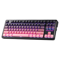 Redragon K728 PRO 80% Wireless Gasket Gaming 3-Mode 87 Keys TKL Mechanical Keyboard South-Facing LED & Hot-Swap Socket, 5-Layer Noise Dampening