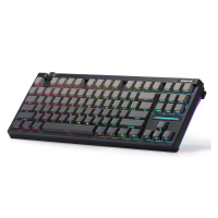 Redragon K729 PRO 80% Wireless Gasket RGB Gaming 3-Mode TKL Mechanical Hot-Swap South-Facing Socket & 5-Layer Dampener Keyboard