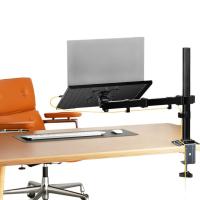Laptop-Accessories-Single-Laptop-Notebook-Desk-Mount-Stand-Fully-Adjustable-Extension-with-C-clamp-Fits-up-to-17-inch-Laptops-Black-6