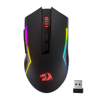 Redragon M693 LIT Wireless Gaming Mouse 12800 DPI Mice w/ 3-Mode Connection, BT & 2.4G Wireless, 7 Macro Buttons, Reliable Power Capacity