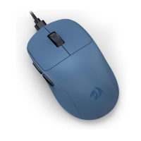 Redragon M817 Wired Gaming 37G Ultra-Light 24,000 Max DPI Optical Gaming Mouse,5 Programmable Buttons, Ergonomic Natural Grip Build, Blue