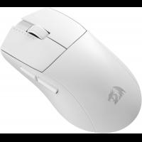 Redragon M916 STD 3-Mode Wireless Gaming Mouse 49G Ultra-Light 24K DPI Mice,Ergonomic Natural Grip Build, Full Programmable Buttons,white