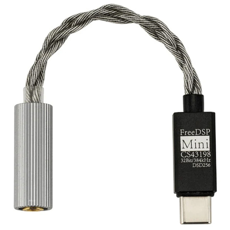 MOONDROP FreeDSP Mini Portable USB-C CS43198 DAC and Headphone Amplifier to 3.5mm (MDFREEDSPMINI)