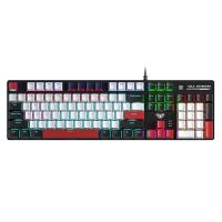AULA S500 RGB Black+White+Red Wired Mechanical Gaming Keyboard with Red Switch (S500-BR-R)