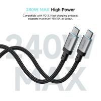 USB-Cables-CUKTECH-Braided-USB-Type-C-to-USB-Type-C-240W-6A-Cable-Black-1-5m-CUK-CTC615WFCNBK-1