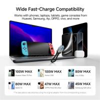 USB-Cables-CUKTECH-Braided-USB-Type-C-to-USB-Type-C-Magnetic-Cable-Black-15cm-CUK-CTC615SFCNBK-3