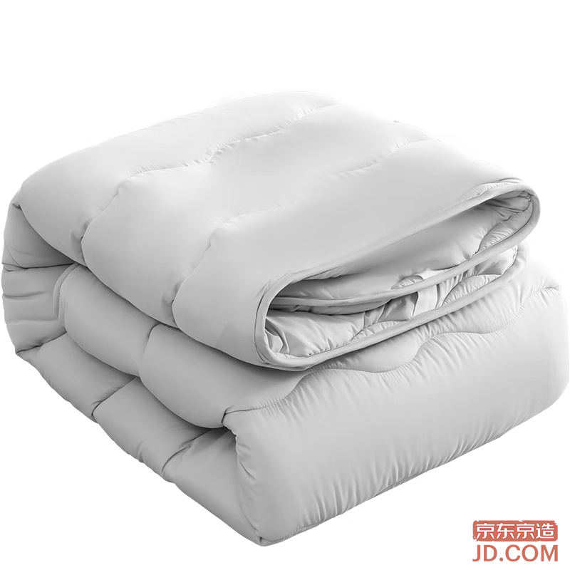 JD Four-Season Soft Pad 100% Original Feather Velvet A-Class Mattress Topper Tatami 1.5x2m Elegant Grey