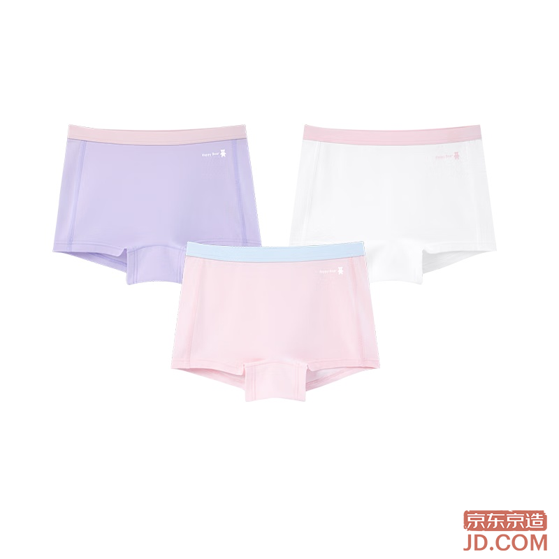 JD Kids Boxer Briefs, Big/Little Girls, Modal, Cotton, Antibacterial, Size 140