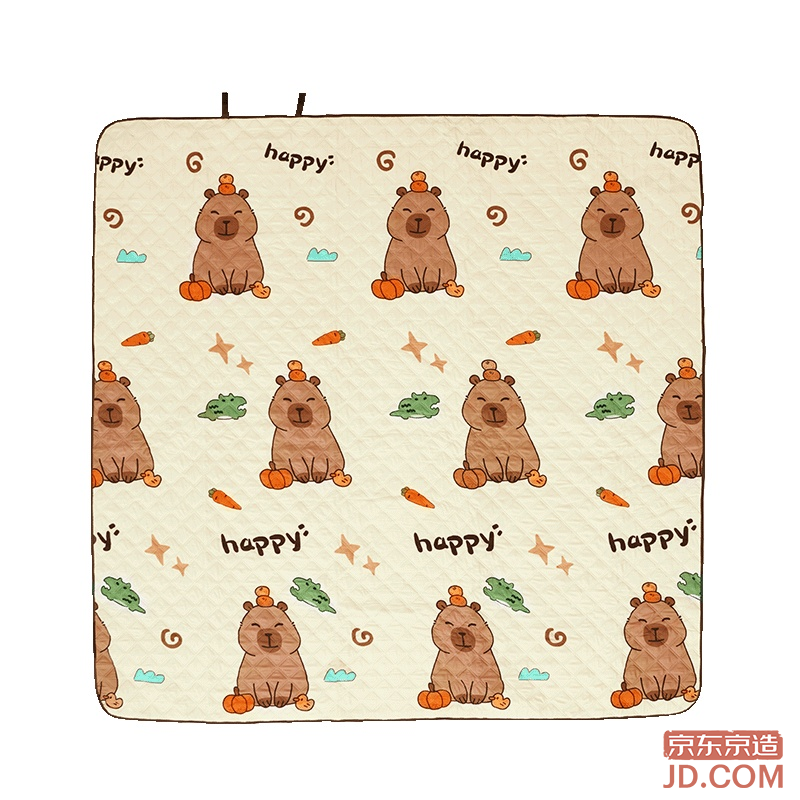 JD Outdoor Picnic Tent Moisture-proof Pad Camping Washable Thick Capybara Mat 200*200cm