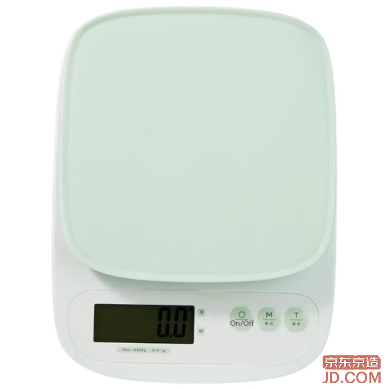 JD Kitchen Scale Household Electronic Scale Kitchen Grams Scale Baking Food Weighing High Precision 3KG Range