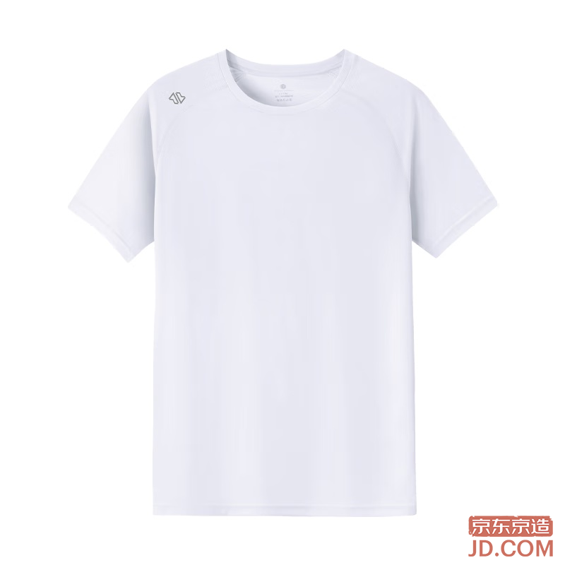 JD [100 Ultra-Light Quick-Dry] Sports T-Shirt Summer Outdoor Running Gym Short Sleeve Men White 2.0 S