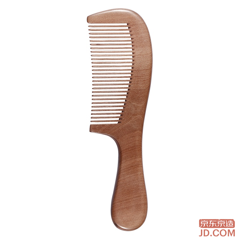 JD Wellness Peach Wood Comb for Women, Long Hair, Mom's Birthday Gift, Practical Gift Box for Her