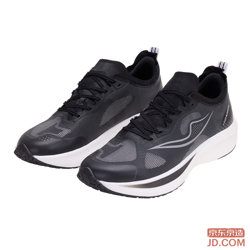 JD [Chasing Wind II] Running Shoes Men's Breathable Mesh Casual Lightweight Summer New Black 44