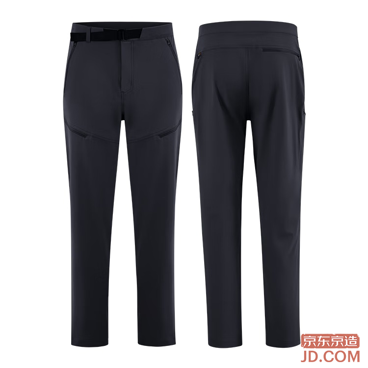 JD Autumn 700 Cordura Pro Outdoor Adventure Pants Durable Anti-Tear Quick-Dry Pants for Men Black XL