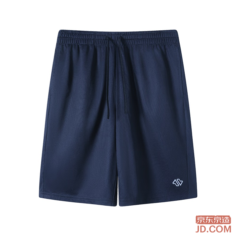 JD ultralight quick-dry running shorts for men; moisture-wicking casual shorts navy blue, size M