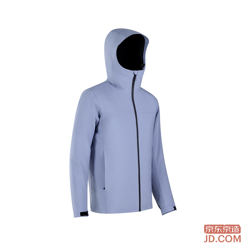 JD Pangolin 300 Spring/Autumn Outdoor Waterproof Jacket Men/Women Softshell Hard Shell Coat Stone Blue XL