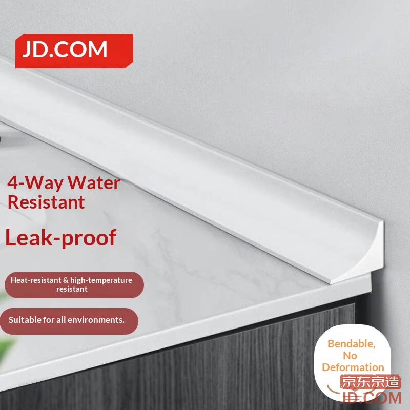 JD Kitchen & Bath Water Blocking Strip Waterproof Seal for Sink & Counter